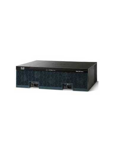 Cisco 3925E router Gigabit Ethernet Negro