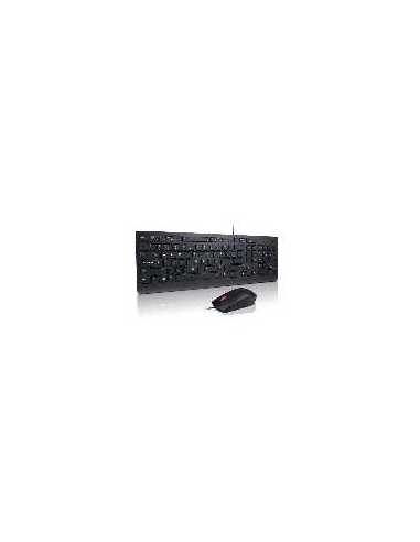 Lenovo 4X30L79922 teclado Ratón incluido USB QWERTY Negro