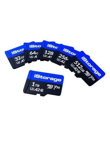 iStorage IS-MSD-10-512 memoria flash 512 GB MicroSDXC UHS-III Clase 10