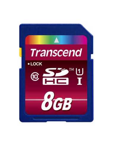 Transcend TS8GSDHC10U1 memoria flash 8 GB SDHC MLC Clase 10