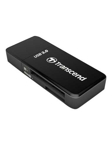 Transcend RDF5 lector de tarjeta USB 3.2 Gen 1 (3.1 Gen 1) Type-A Negro