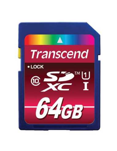 Transcend TS64GSDXC10U1 memoria flash 64 GB SDXC MLC Clase 10