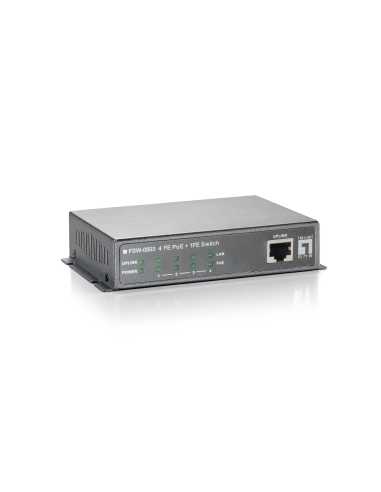 LevelOne FSW-0503W90 Netzwerk-Switch Fast Ethernet (10 100) Power over Ethernet (PoE) Grau