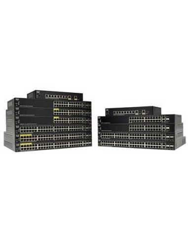 Cisco SG250-26P-K9-EU switch Gestionado L2 Gigabit Ethernet (10 100 1000) Energía sobre Ethernet (PoE) Negro