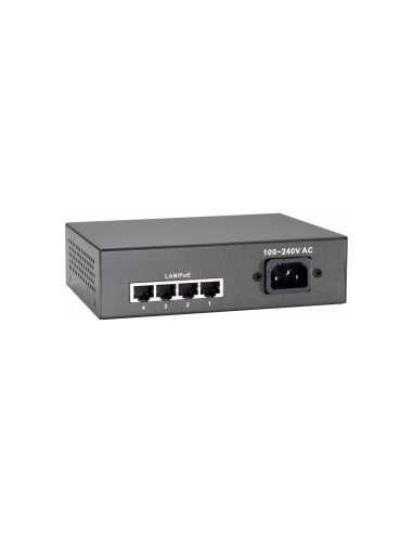 LevelOne FEP-0511W90 Netzwerk-Switch Fast Ethernet (10 100) Power over Ethernet (PoE) Grau