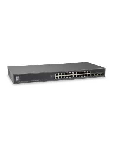LevelOne GTP-2881 switch Gestionado L3 Gigabit Ethernet (10 100 1000) Energía sobre Ethernet (PoE) Negro