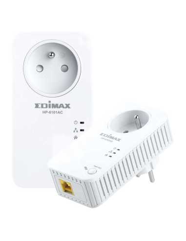 Edimax HP-6101ACK PowerLine Netzwerkadapter 600 Mbit s Eingebauter Ethernet-Anschluss Weiß 5 Stück(e)
