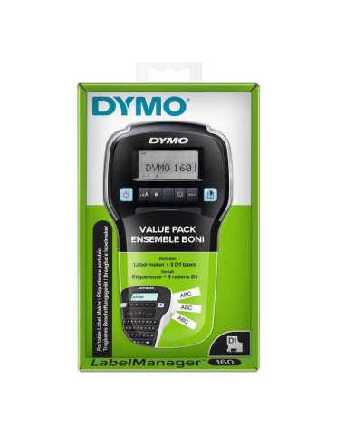 DYMO LabelManager 160 Value Pack met 3 D1-Bänder 12mm Qwertz