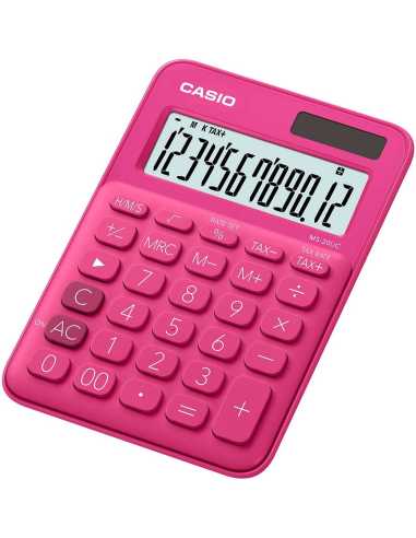 Casio MS-20UC-RD calculadora Escritorio Calculadora básica Rojo