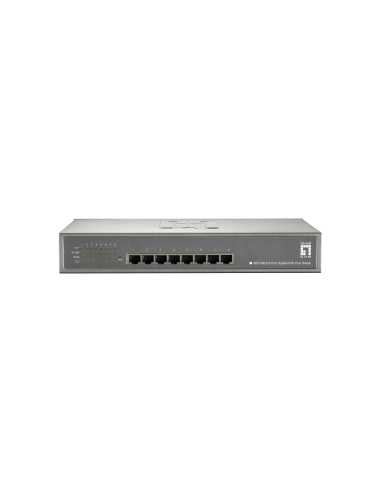 LevelOne GEP-0822 Netzwerk-Switch Gigabit Ethernet (10 100 1000) Power over Ethernet (PoE) Grau