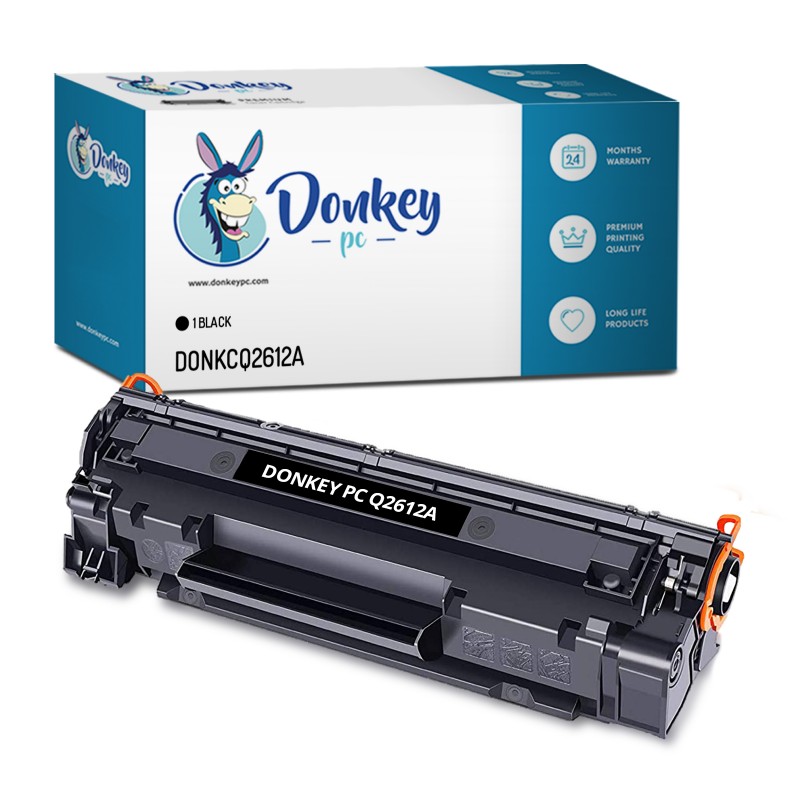 Donkey pc Kompatible Tonerkassette Q2612A. 2000 gedruckte Seiten.