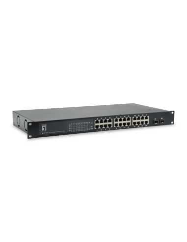 LevelOne GEP-2622W250 Netzwerk-Switch Unmanaged Gigabit Ethernet (10 100 1000) Power over Ethernet (PoE) Schwarz