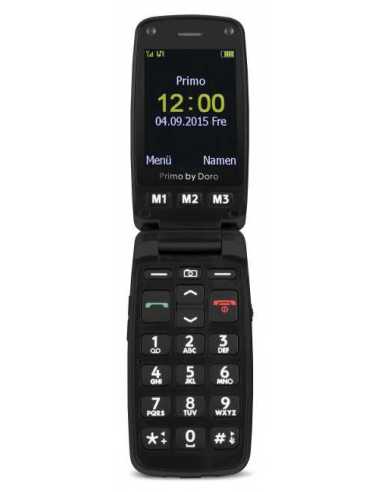 Doro Primo 406 6,1 cm (2.4") 115 g Negro Teléfono básico