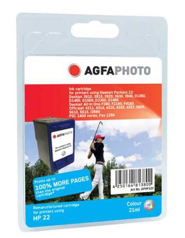 AgfaPhoto APHP22C Druckerpatrone 1 Stück(e) Schwarz