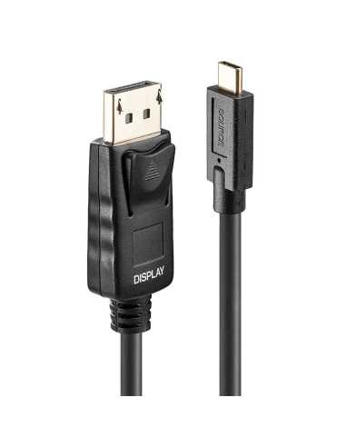 Lindy 43305 Videokabel-Adapter 5 m USB Typ-C DisplayPort Schwarz
