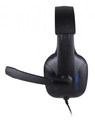 Gembird GHS-04 auricular y casco Auriculares Alámbrico Diadema Juego Negro