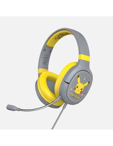 OTL Technologies Pokémon PK0862 Kopfhörer & Headset Kabelgebunden Kopfband Gaming Grau, Gelb