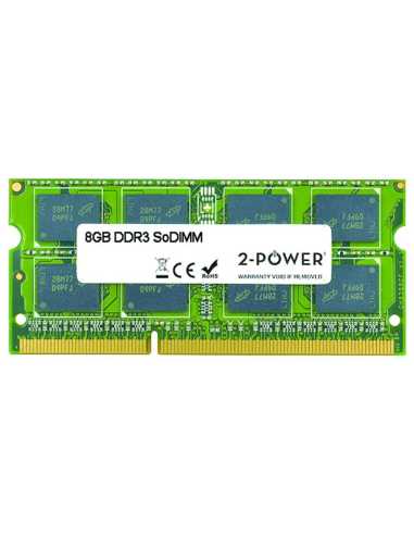 2-Power 2P-CT102464BF160B módulo de memoria 8 GB 1 x 8 GB DDR3L 1600 MHz