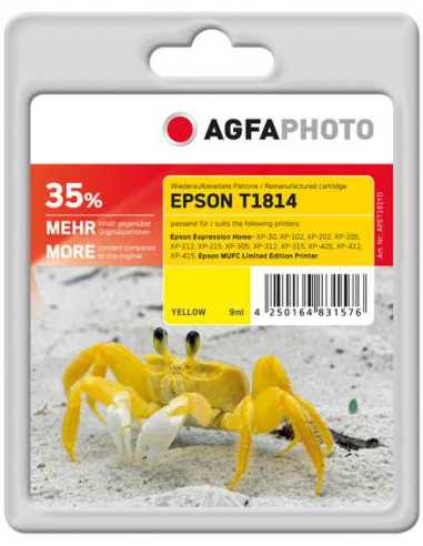 AgfaPhoto APET181SETD Druckerpatrone 1 Stück(e) Gelb
