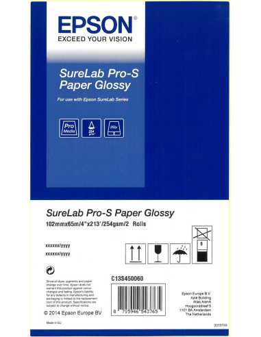Epson SureLab Pro-S Paper Glossy BP 4x65 2 rolls