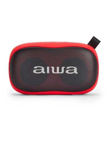 Aiwa BS-110RD Tragbarer Lautsprecher Tragbarer Stereo-Lautsprecher Rot 5 W