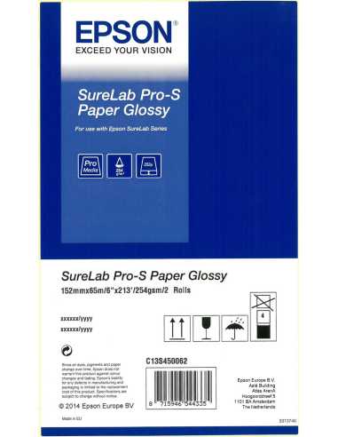 Epson SureLab Pro-S Paper Glossy BP 6x65 2 rolls