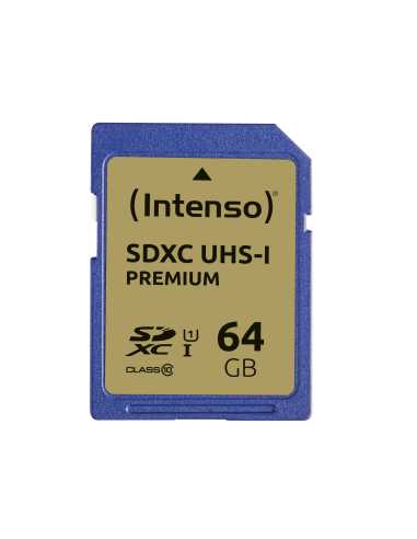 Intenso 3421490 memoria flash 64 GB SDXC UHS-I Clase 10
