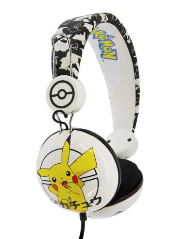 OTL Technologies Pokémon Pikachu Japanese Kopfhörer Kabelgebunden Kopfband Musik Schwarz, Weiß, Gelb