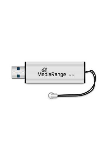 MediaRange MR918 unidad flash USB 128 GB USB Type-A   Micro-USB 3.2 Gen 1 (3.1 Gen 1) Negro, Plata