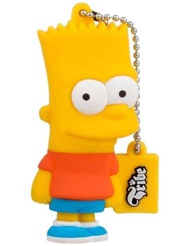 Tribe Bart Simpson 8GB USB 2.0 USB-Stick USB Typ-A Mehrfarbig