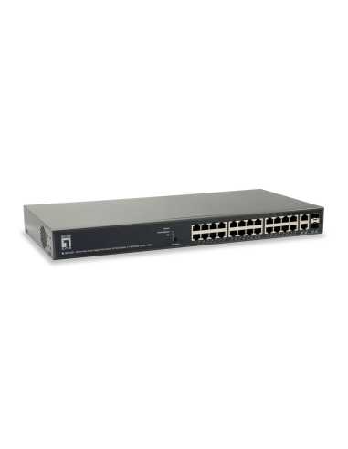 LevelOne GEP-2651 Netzwerk-Switch Managed L3 Gigabit Ethernet (10 100 1000) Power over Ethernet (PoE) Schwarz