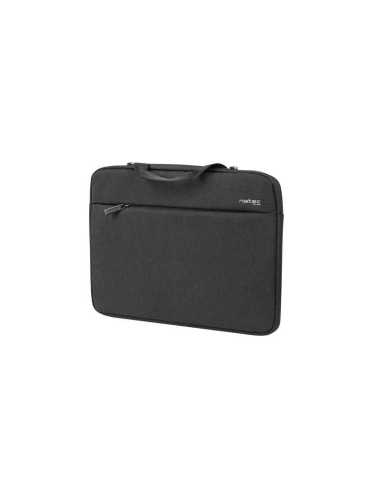 NATEC CLAM 14.1” maletines para portátil 35,8 cm (14.1") Maletín Negro