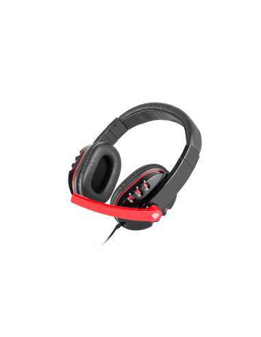 GENESIS HM12X Kopfhörer Kabelgebunden Kopfband Gaming Schwarz, Rot