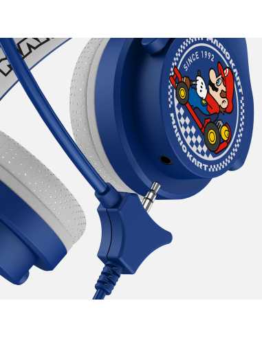 OTL Technologies Super Mario Nintendo Mariokart Kopfhörer Kabelgebunden Kopfband Gaming Blau, Weiß