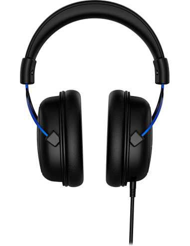 HP HyperX Cloud Kopfhörer Kabelgebunden Kopfband Gaming Schwarz, Blau