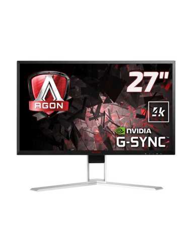 AOC AGON 1 AG271UG pantalla para PC 68,6 cm (27") 3840 x 2160 Pixeles 4K Ultra HD LED Negro, Rojo, Blanco