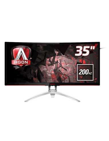 AOC AGON 2 AG352QCX pantalla para PC 88,9 cm (35") 2560 x 1080 Pixeles QXGA LED Negro, Plata