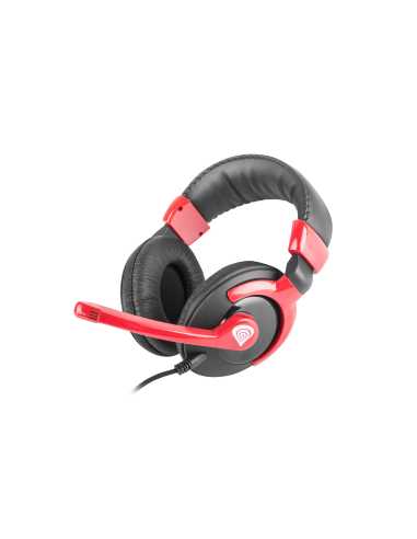 GENESIS HM34X Kopfhörer Kabelgebunden Kopfband Gaming Schwarz, Rot