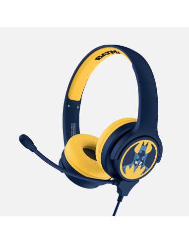 OTL Technologies Batman Blue Kids Interactive Kopfhörer Kabelgebunden Kopfband Gaming Schwarz, Blau