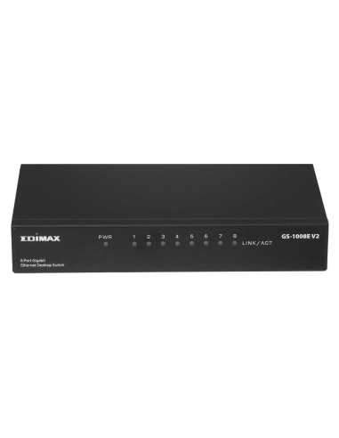 Edimax GS-1008E V2 Netzwerk-Switch Unmanaged Gigabit Ethernet (10 100 1000) Schwarz