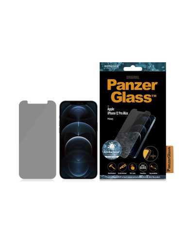 PanzerGlass ™ Privacy Displayschutzglas Apple iPhone 12 Pro Max | Standard Fit