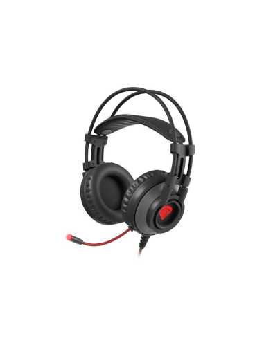 GENESIS Radon 600 Kopfhörer Kabelgebunden Kopfband Gaming USB Typ-A Schwarz, Rot