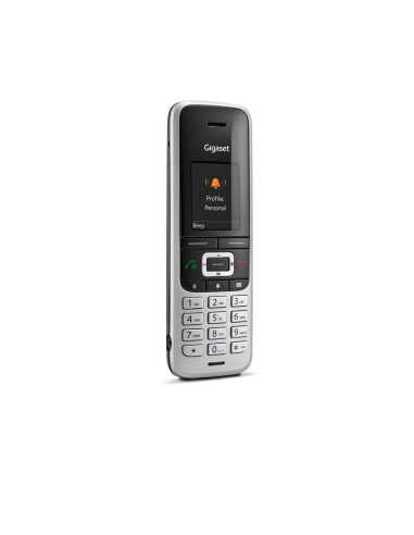 Gigaset Premium 100HX Teléfono analógico Identificador de llamadas Negro, Acero inoxidable