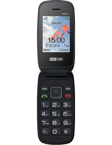 MaxCom MM817 6,1 cm (2.4") 78 g Negro Teléfono para personas mayores