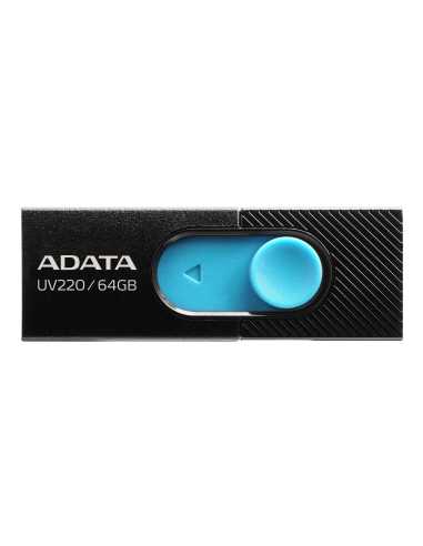ADATA UV220 USB-Stick 64 GB USB Typ-A 2.0 Schwarz, Blau