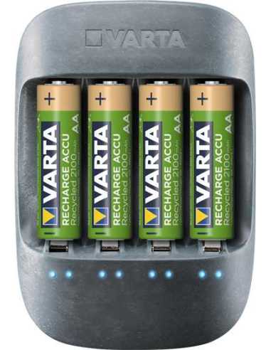 Varta Eco Charger Akkuladegerät Haushaltsbatterie AC