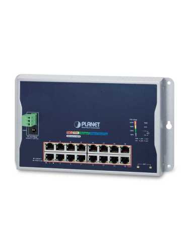 PLANET WGS-4215-16P2S Netzwerk-Switch Managed L2 Gigabit Ethernet (10 100 1000) Power over Ethernet (PoE) Schwarz