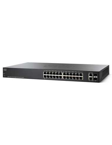 Cisco Small Business SG220-26P Managed L2 Gigabit Ethernet (10 100 1000) Power over Ethernet (PoE) Schwarz