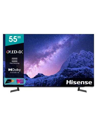 Hisense 55A8G Fernseher 139,7 cm (55") 4K Ultra HD Smart-TV WLAN Schwarz, Grau, Silber