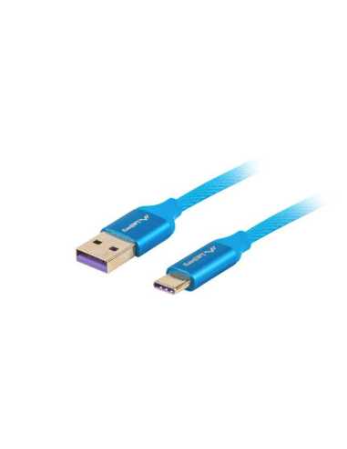 Lanberg CA-USBO-21CU-0005-BL USB Kabel 0,5 m USB 2.0 USB A USB C Blau
